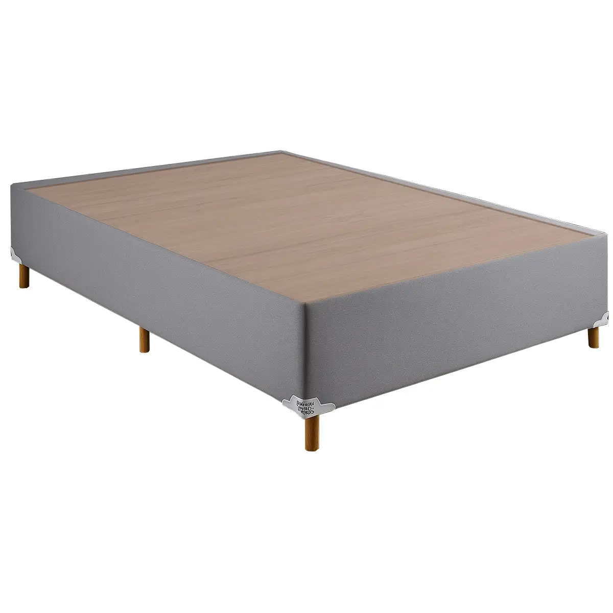 Base Box Tiradentes Casal em Linho 28x188x138 Colchominas