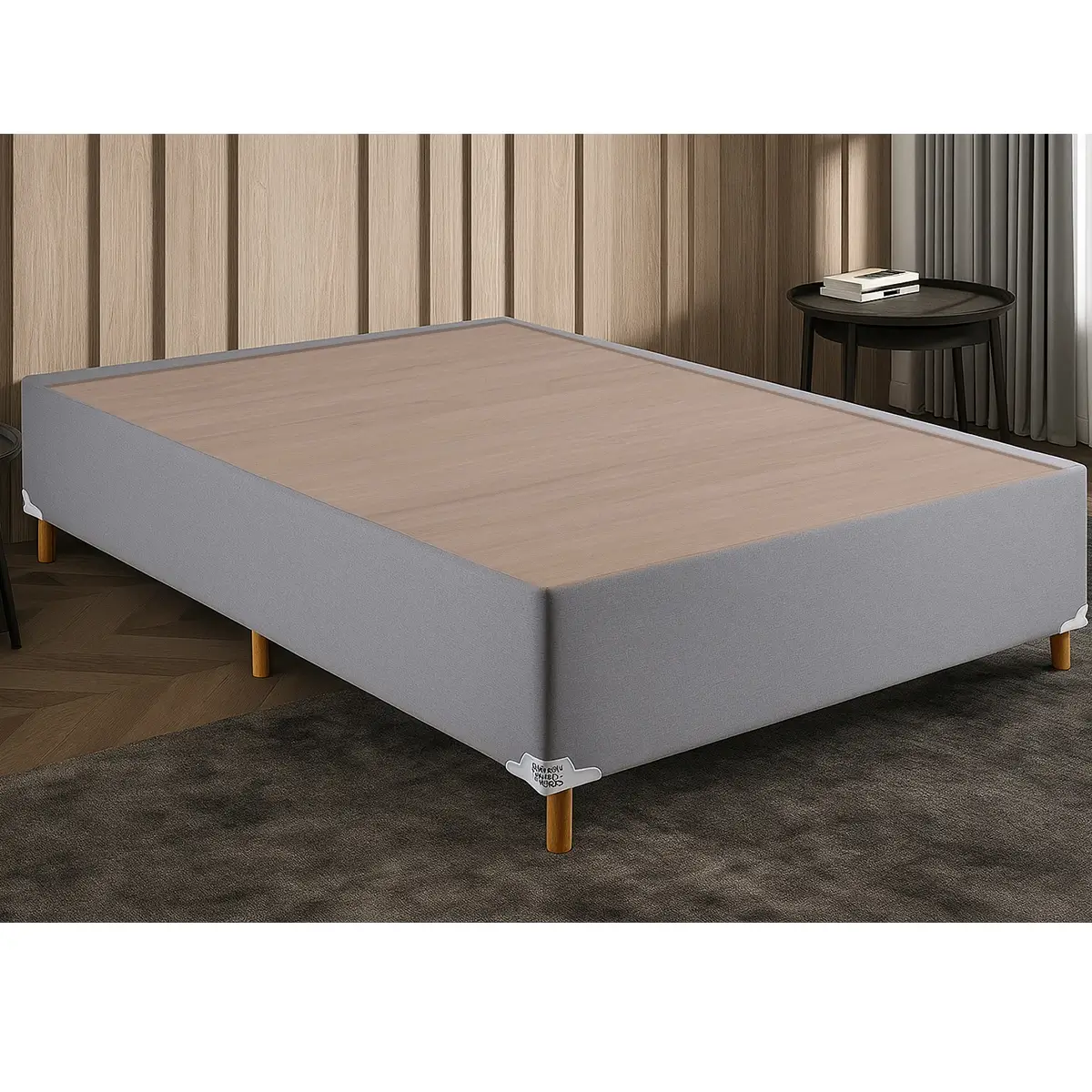 Base Box Tiradentes Casal em Linho 28x188x138 Colchominas - Imagem 3